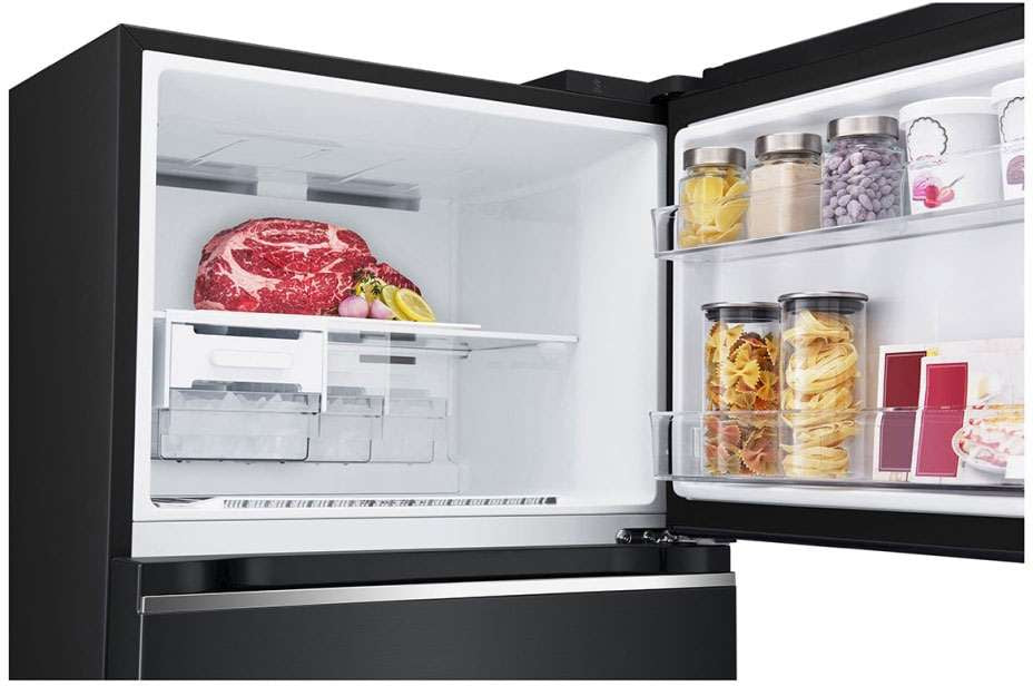 LG 395L Top Mount Refrigerator Matte Black GT-6MB | Greater Sydney Only