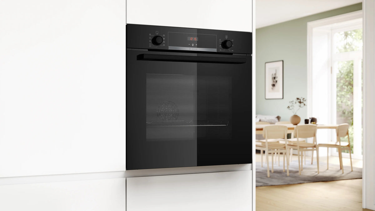 Bosch Series 4 60cm Multifunction Oven Black HBA534BB3A