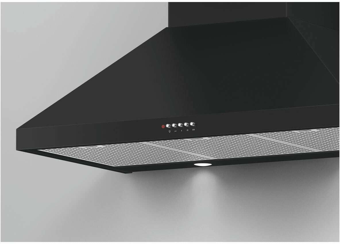Fisher & Paykel 90cm Classic Series 7 Black Canopy Rangehood HC90PCB1