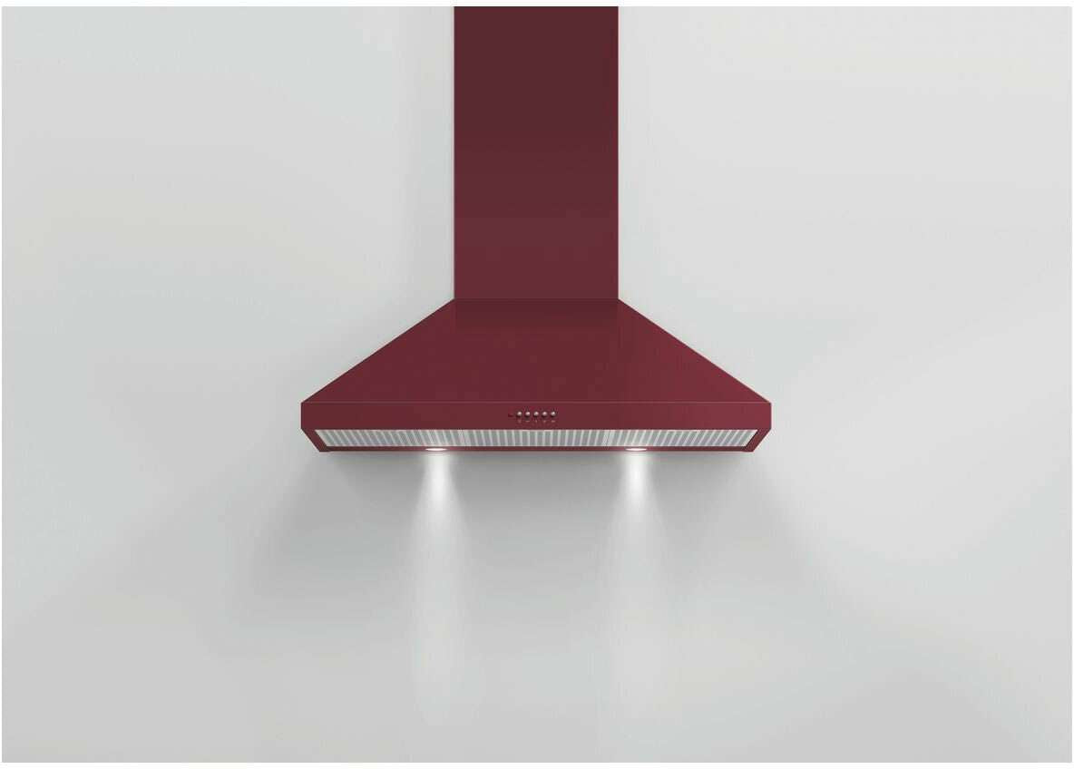 Fisher & Paykel 90cm Classic Series 7 Red Canopy Rangehood HC90PCR1