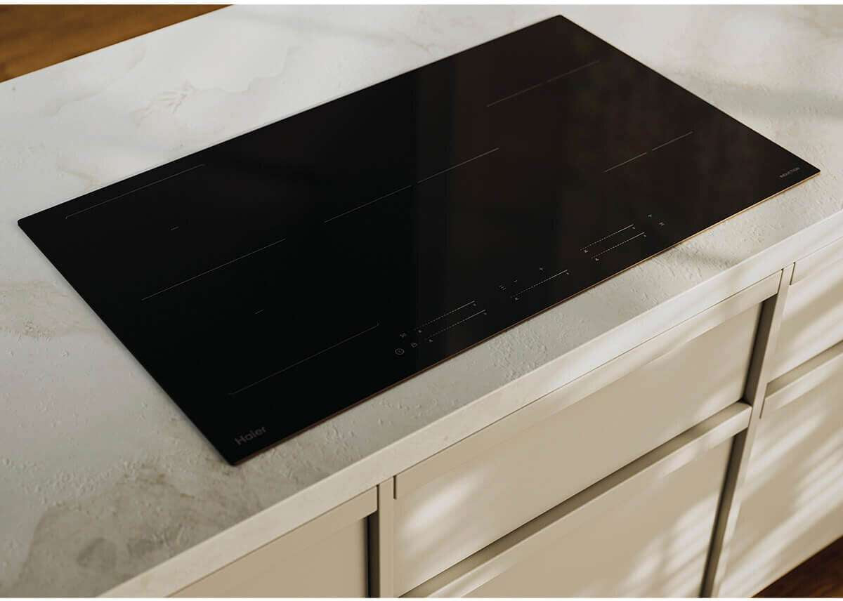 Haier 90cm 5 Zone 500 Series Induction Cooktop Black HCI905FTB4