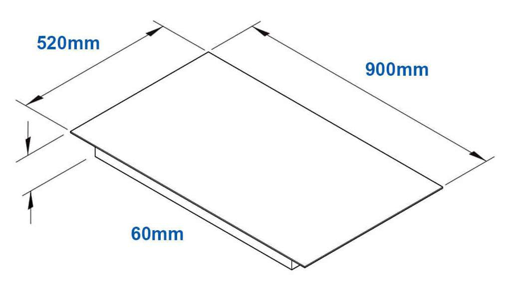 Haier 90cm 5 Zone 500 Series Induction Cooktop Black HCI905FTB4