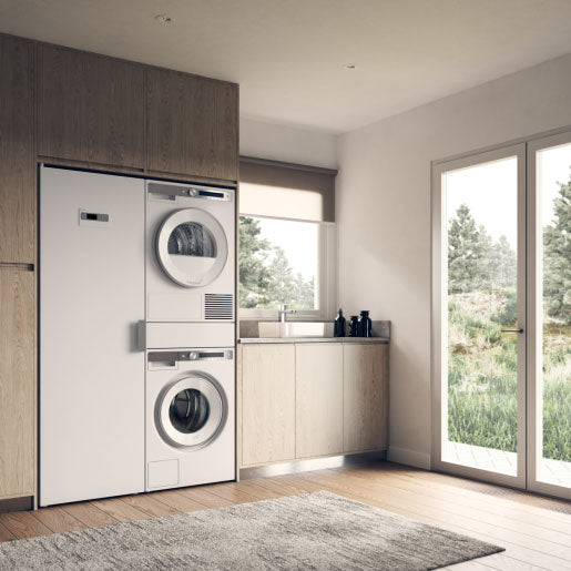 ASKO Laundry Stacking Kit Shelf/Baskt White HDB1153W