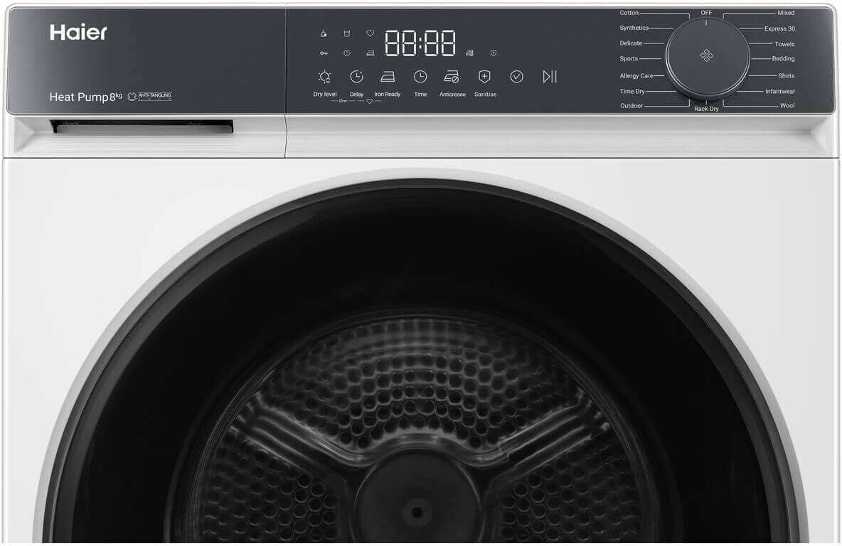 Haier 8kg Series 300 Heat Pump Dryer HDHPS80KW1 | Greater Sydney Only