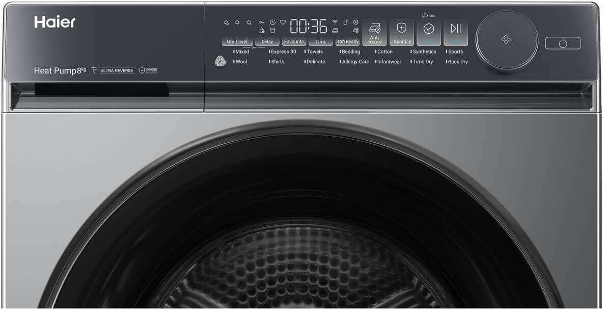 Haier 8kg Series 500 Heat Pump Dryer HDHPS80NB1 | Greater Sydney Only