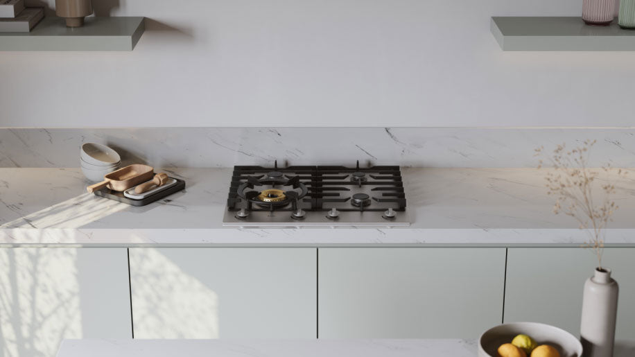 ASKO 60cm 4 Burner Gas Cooktop Stainless Steel HG1666SD