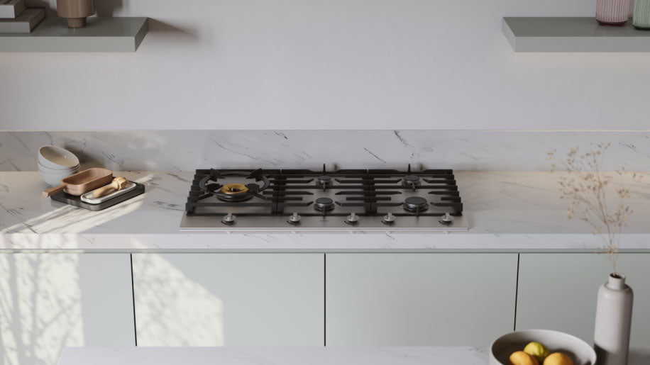 ASKO 90cm 5 Burner Gas Cooktop Stainless Steel HG1986SD