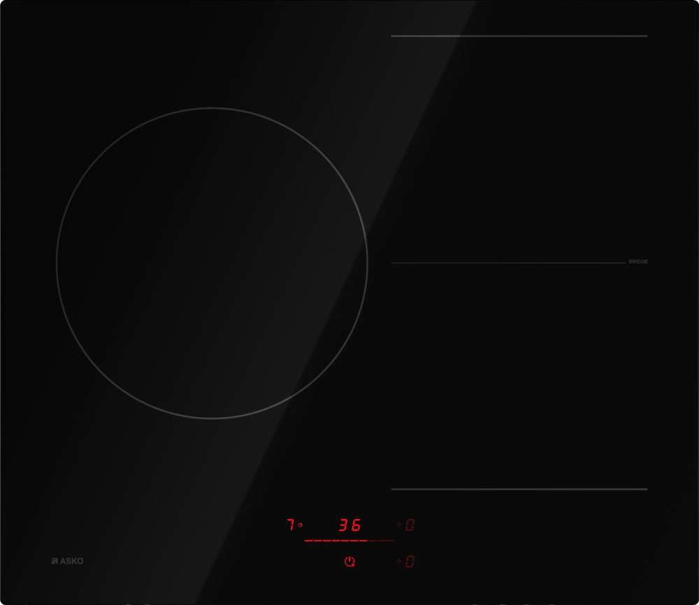 ASKO 60cm 3 Zone Induction Cooktop Black HI2632FBG1