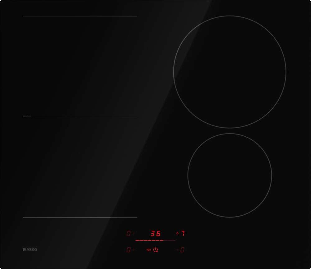 ASKO 60cm 4 Zone Induction Cooktop Black HI2642FBG1