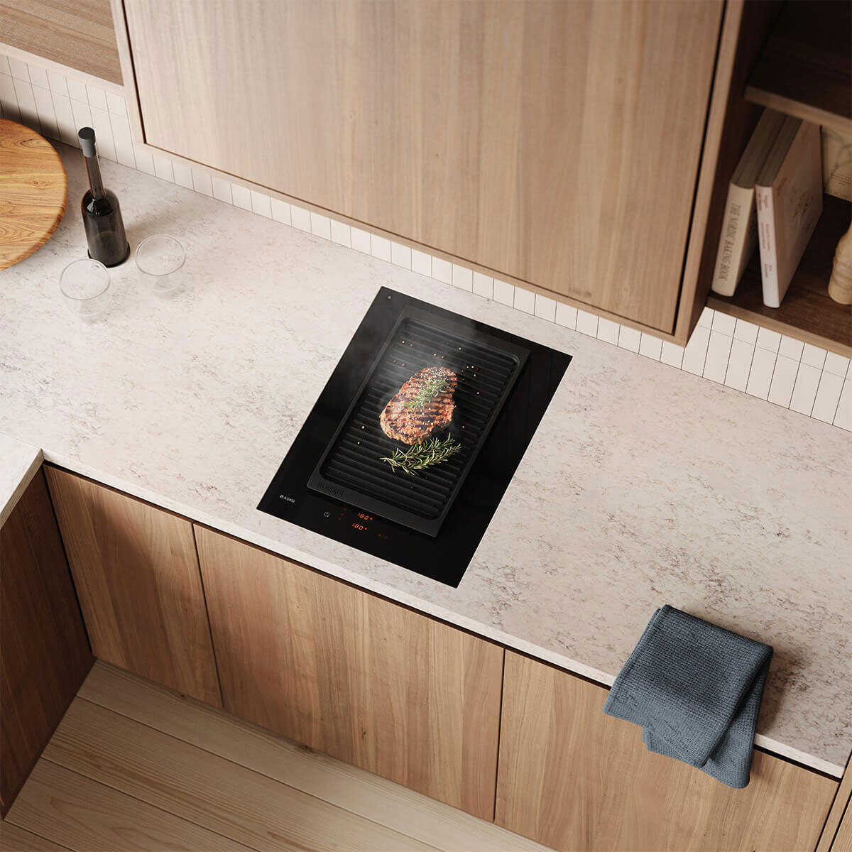 ASKO 38cm Series 5 2 Zone Induction Cooktop HI5320FBG1