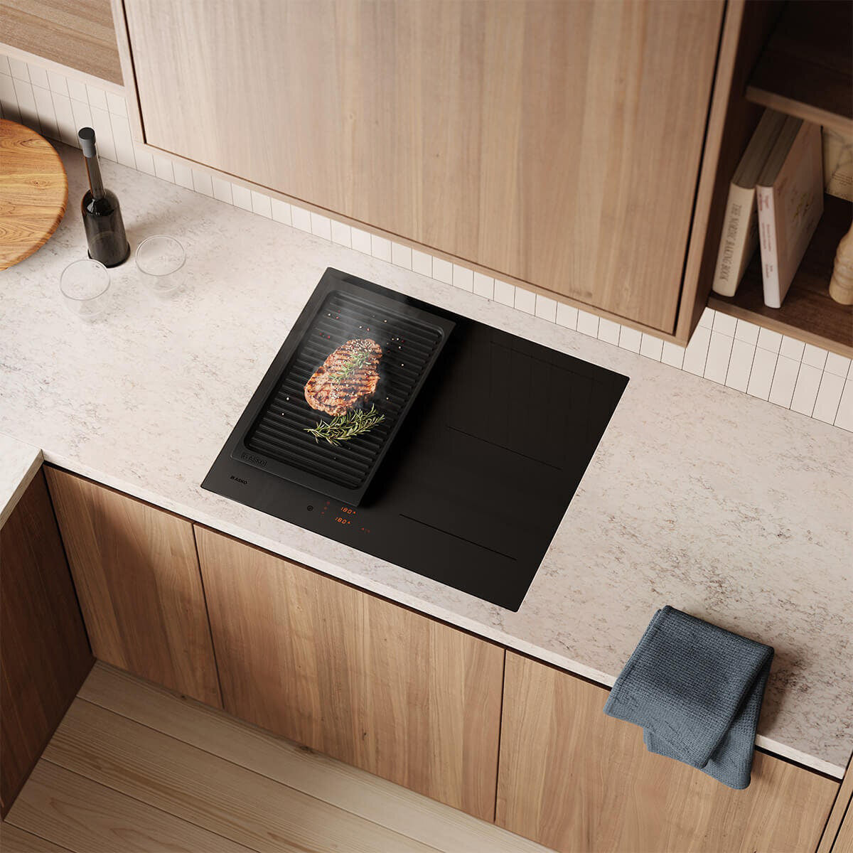 ASKO 60cm Series 5 4 Zone Induction Cooktop Matte Black HI5643FMG1