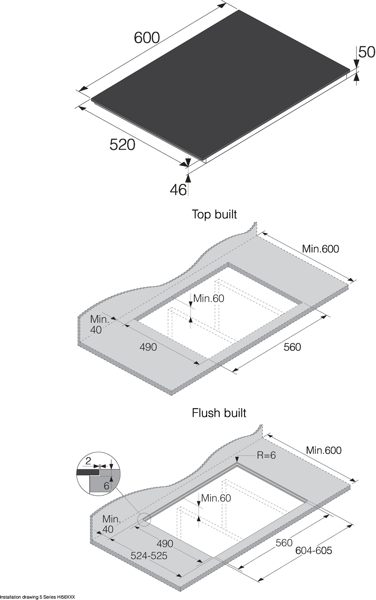 ASKO 60cm Series 5 4 Zone Induction Cooktop Matte Black HI5643FMG1