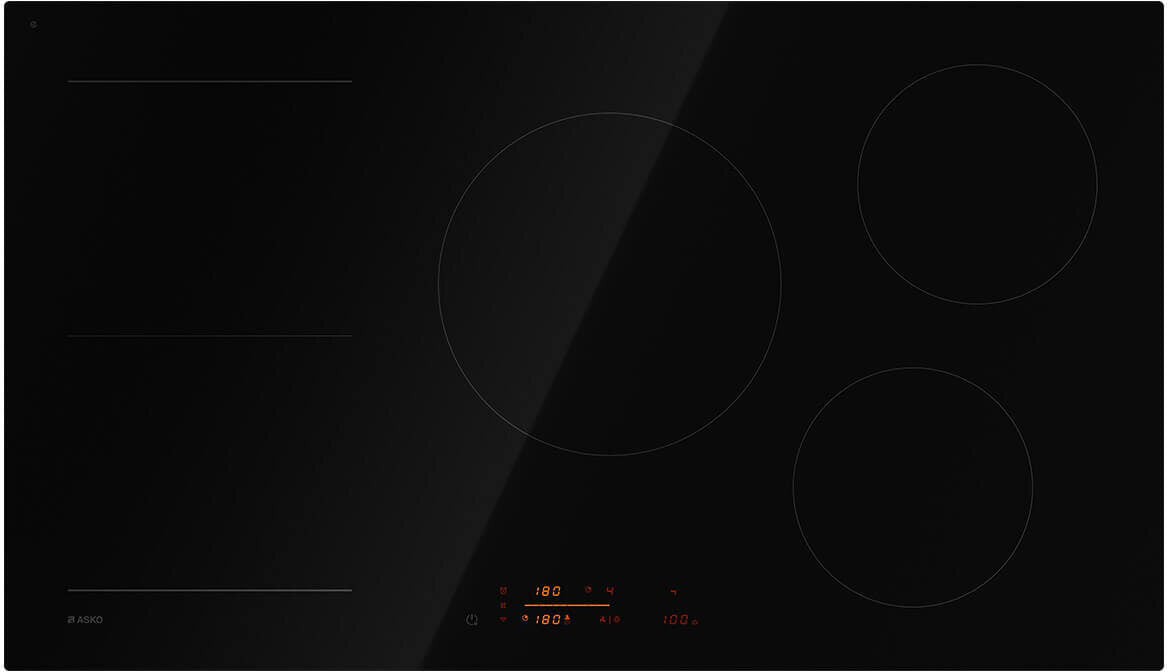 ASKO 90cm Series 5 5 Zone Induction Cooktop Black HI5952FBG1