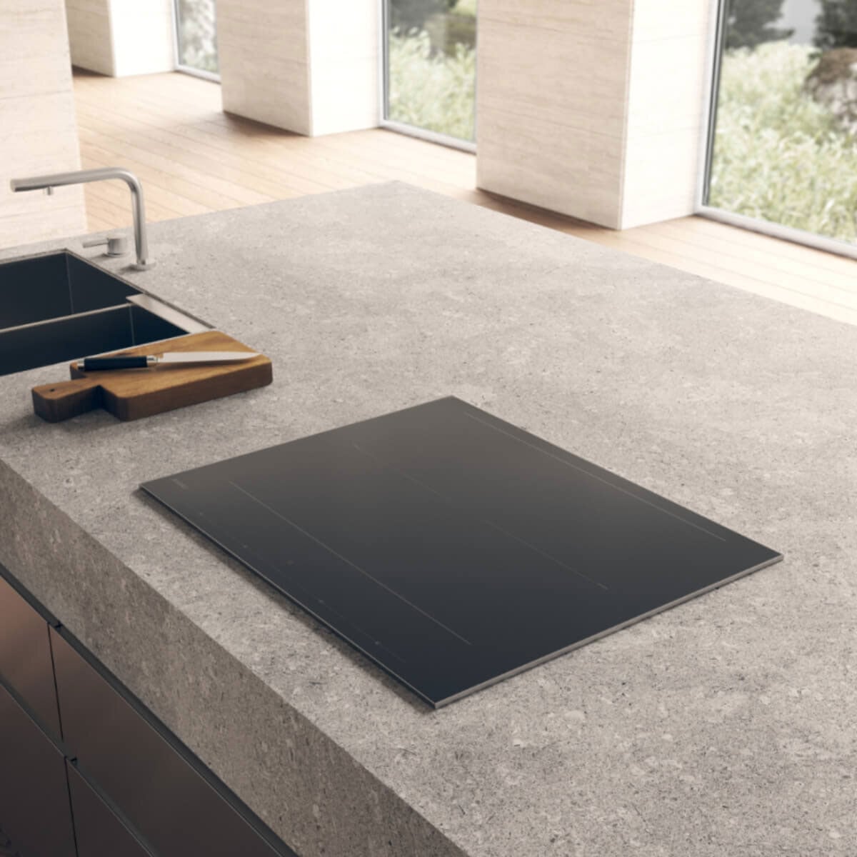 ASKO 60cm 4 Zone Induction Cooktop Black HID654GC