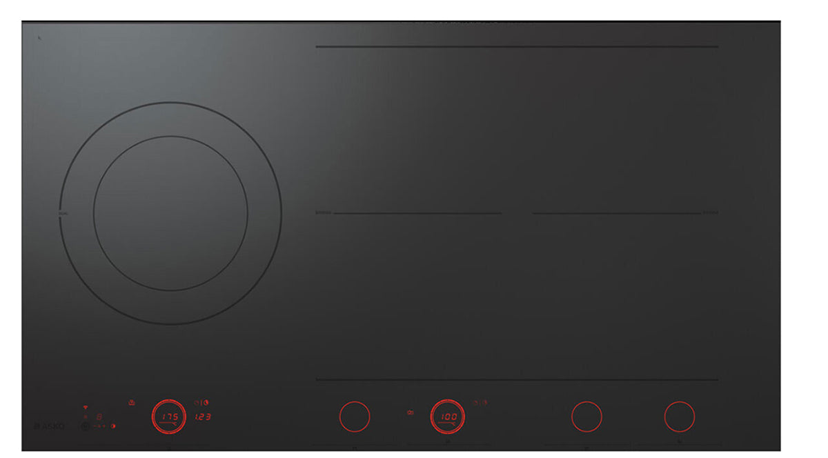 ASKO 90cm 5 Zone Induction Cooktop Matte Black HID925MC