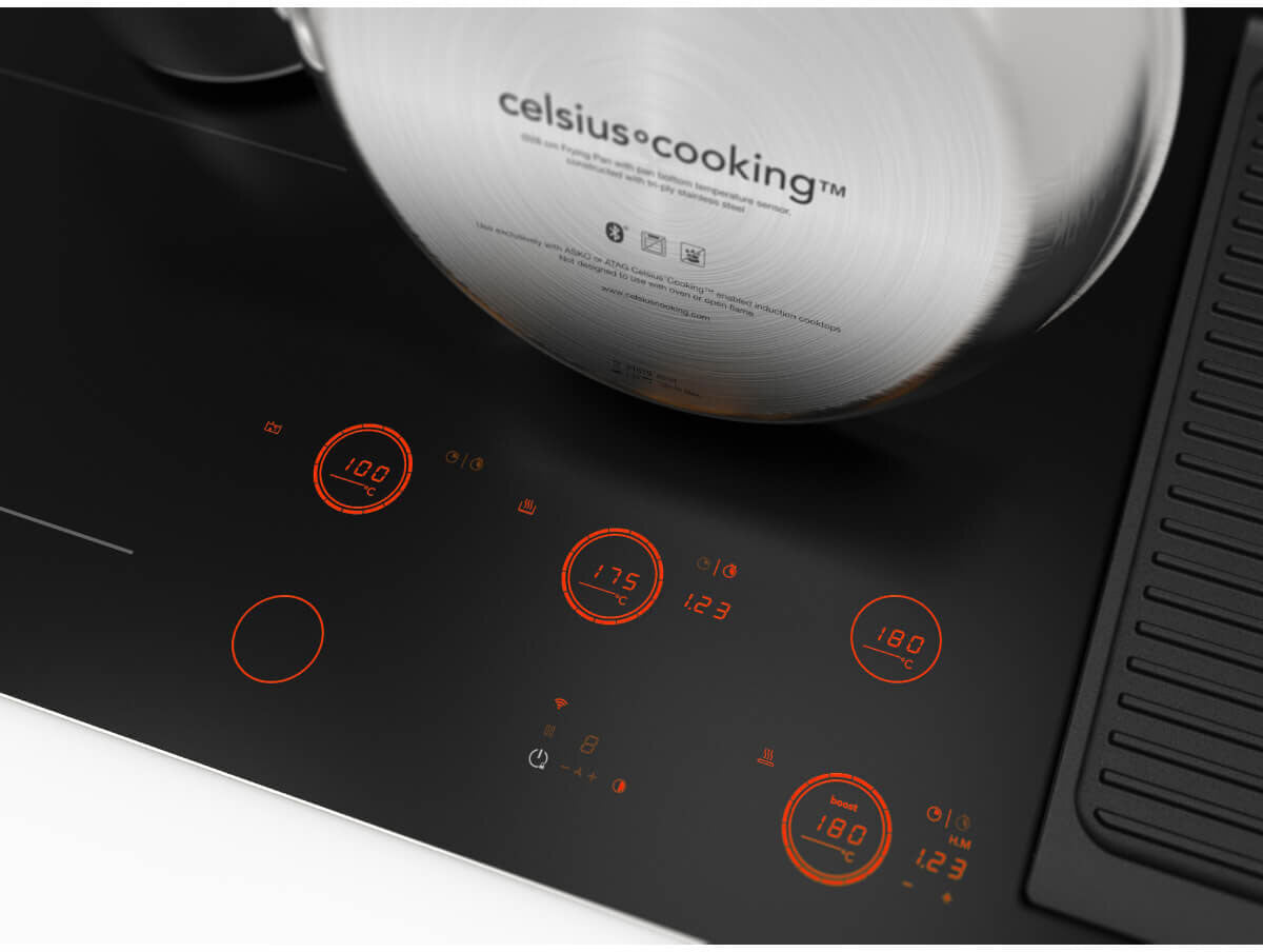 ASKO 90cm 5 Zone Induction Cooktop Matte Black HID925MC