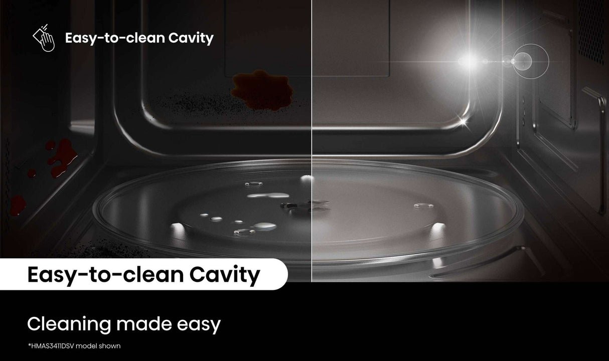 Hisense 20L 800W Microwave Black HMAS2008BP