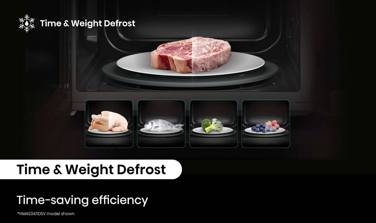 Hisense 25L 900W Microwave White HMAS2509WP