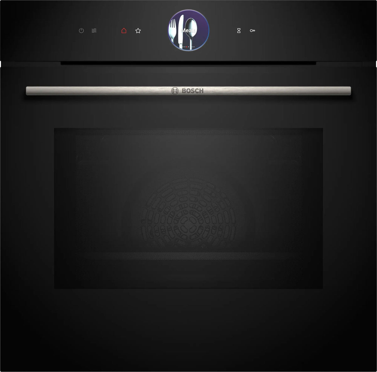 Bosch Series 8 60cm Pyrolytic Oven with Microwave Black HMG7761B1A