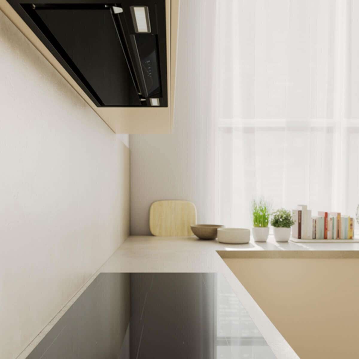 Haier 90cm 600 Series Integrated Insert Undermount Rangehood Black HPH90IMB2