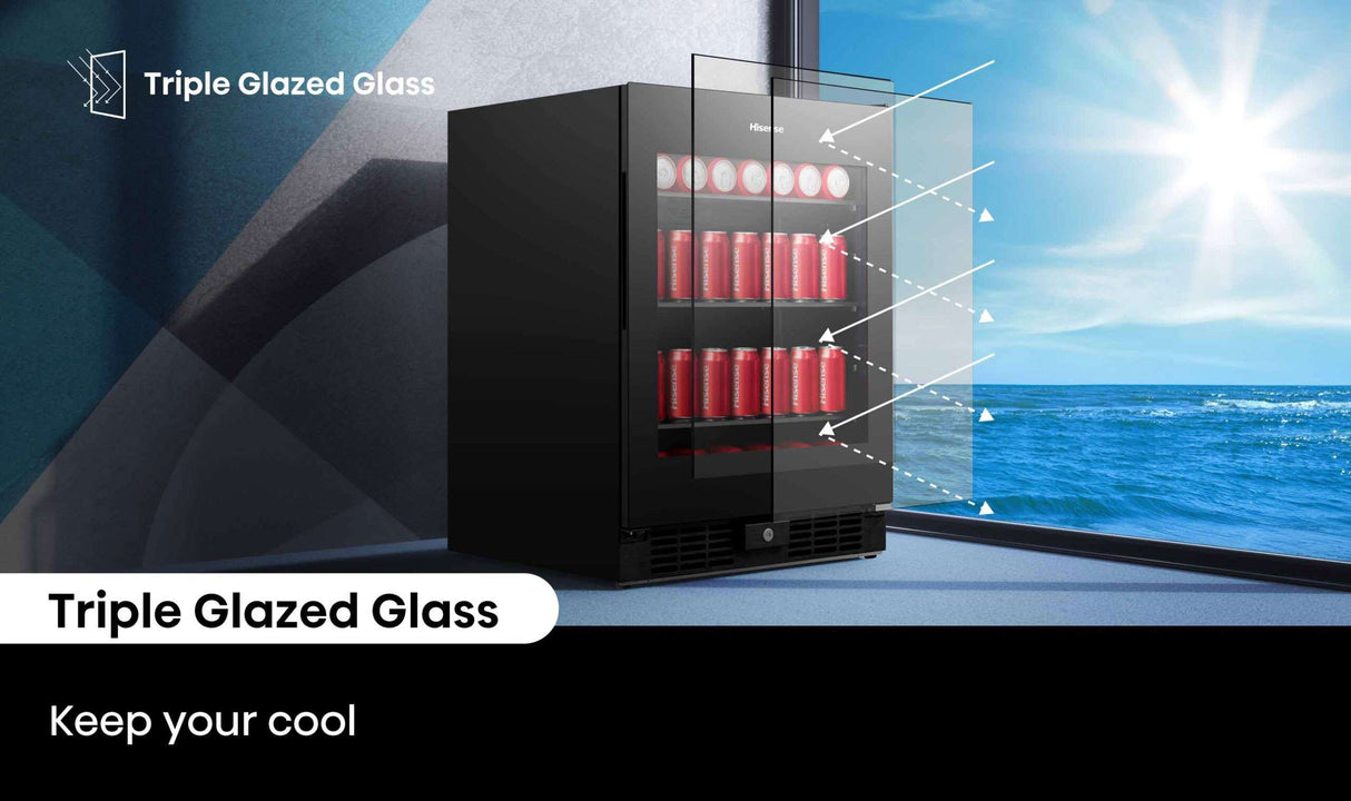Hisense 140 Can Beverage Cooler HRBC137 | Greater Sydney Only
