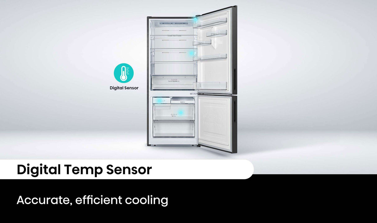 Hisense 417L Bottom Mount Refrigerator HRBM418E | Greater Sydney Only