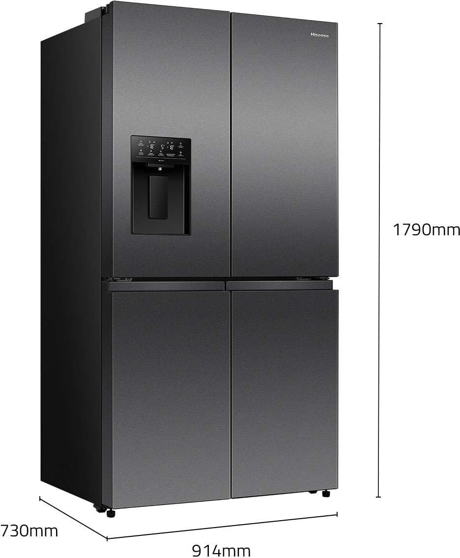 Hisense 640L PureFlex French Door Refrigerator HRCD640TBW | Greater Sydney Only