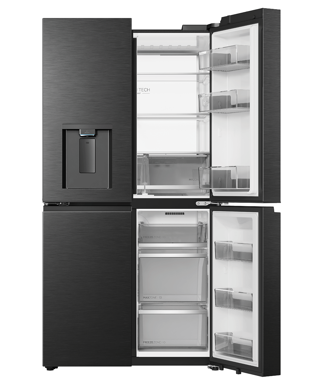 Haier 672L French Quad Door Refrigerator HRF690YNC