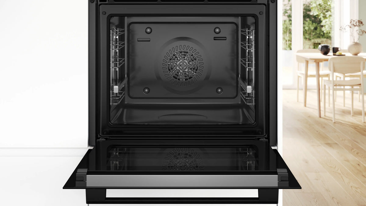 Bosch Series 6 60cm Multifunction Oven with Added Steam Black HRG572EB3A
