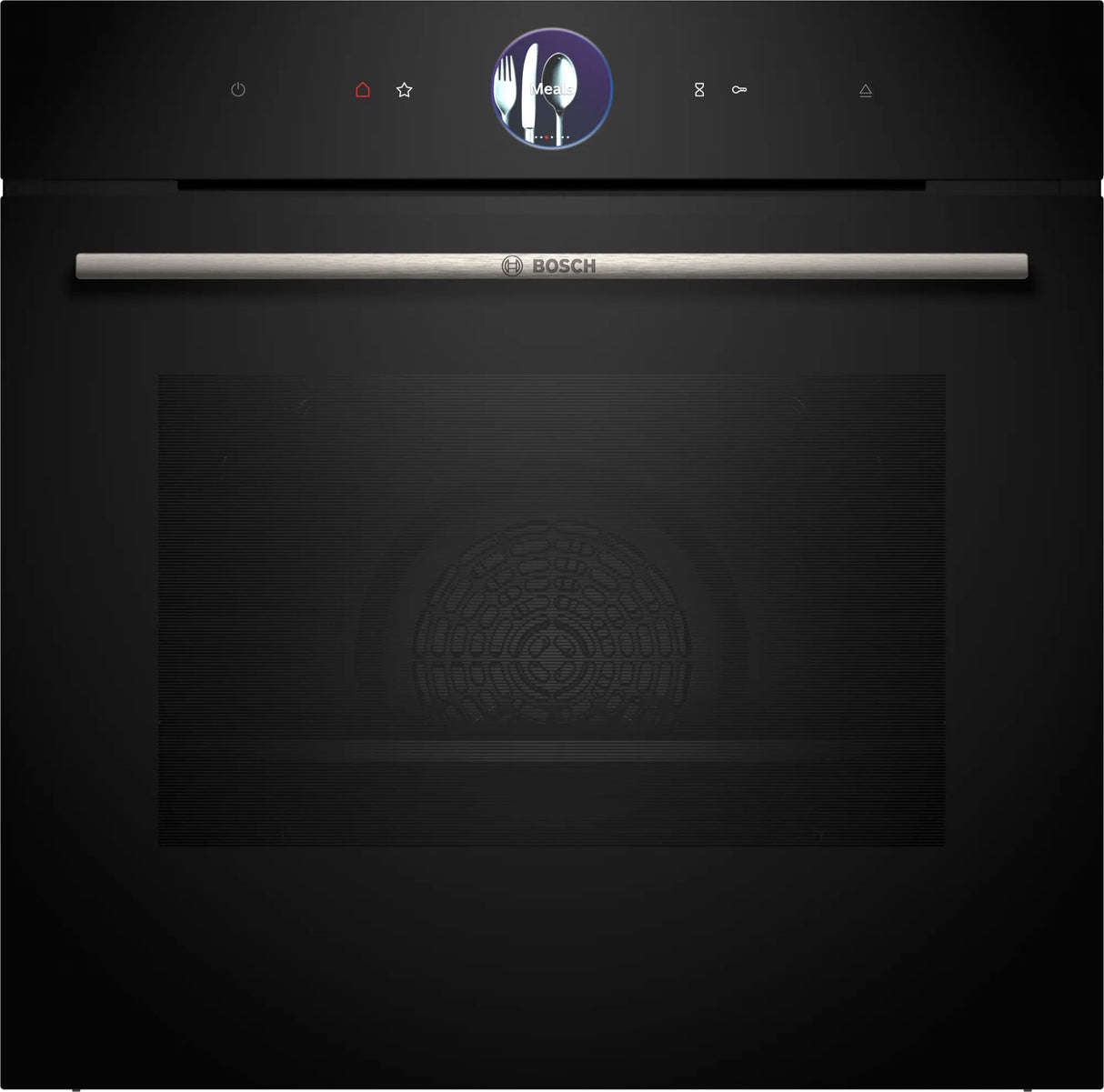 Bosch 60cm Series 8 Built-In Electric MultiFunction Oven Black HRG776MB1A