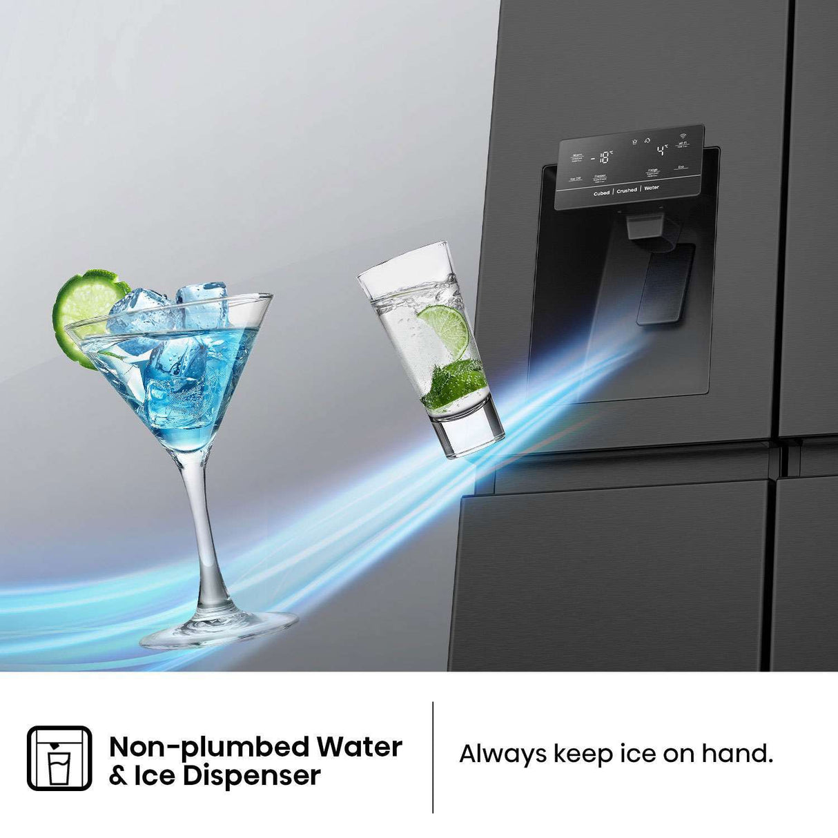 Hisense 632L Side by Side Refrigerator HRSBS633BW | Greater Sydney Only