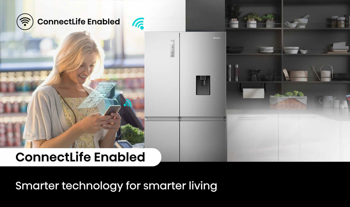 Hisense 649L Side by Side Refrigerator HRSBS649SW | Greater Sydney Only