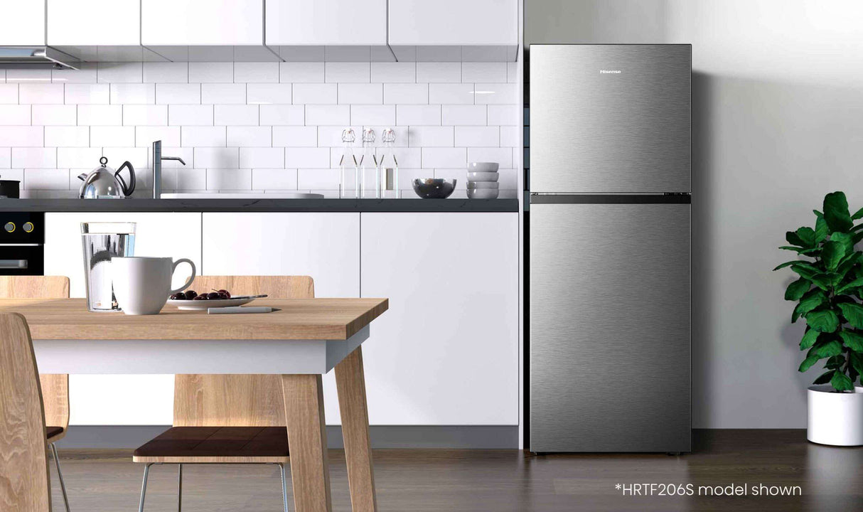 Hisense 205L Top Mount Refrigerator Silver HRTF206S | Greater Sydney Only