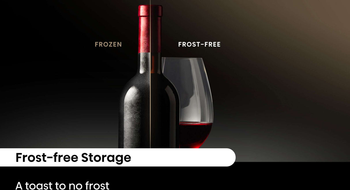 Hisense 108 Bottle Dual Zone Wine Cabinet Fridge HRWC108B | Greater Sydney Only