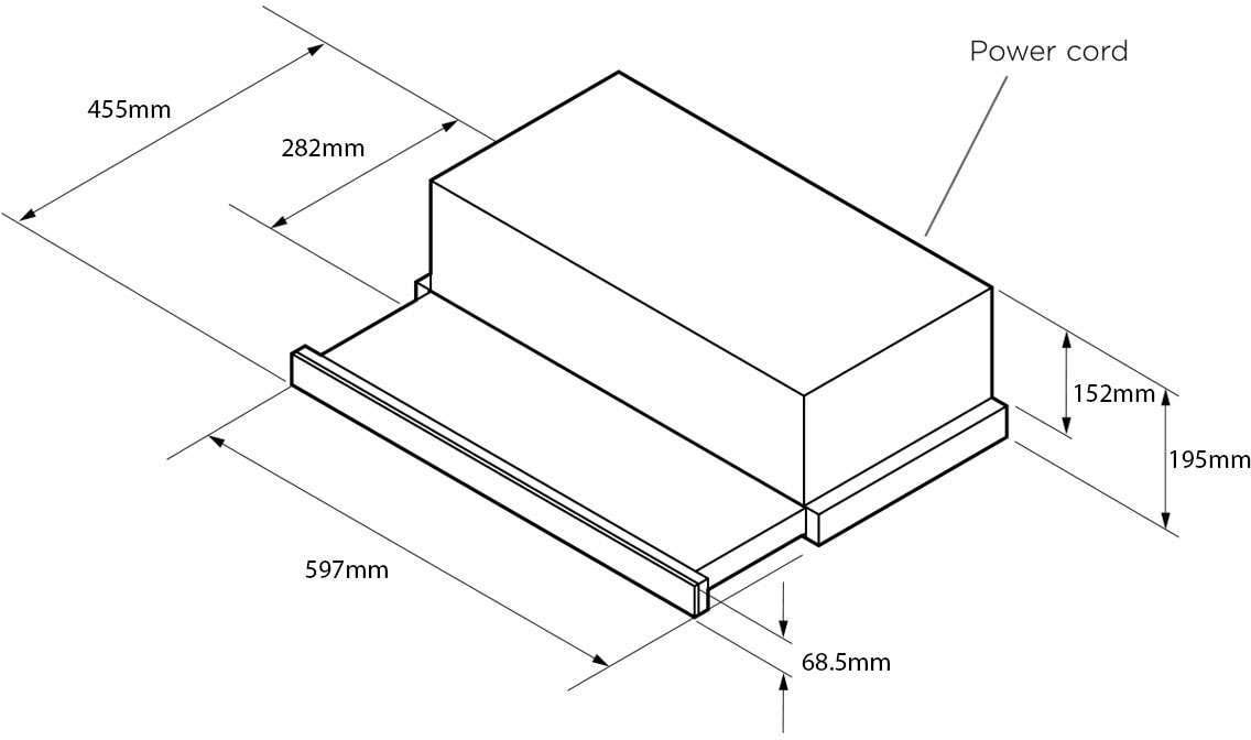 Haier 60cm Slideout Rangehood HSH60RSX1