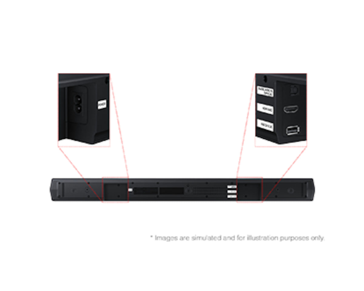 Samsung 2.1 Channel Soundbar with Wireless Subwoofer B450F B-series HW-B450F/XY