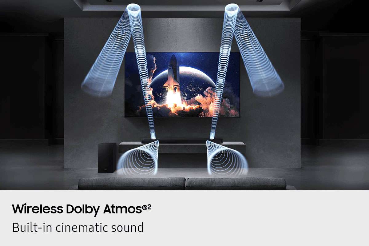 Samsung 3.1.2 Channel Q-Series Soundbar & Wireless Subwoofer HW-Q600H/XY