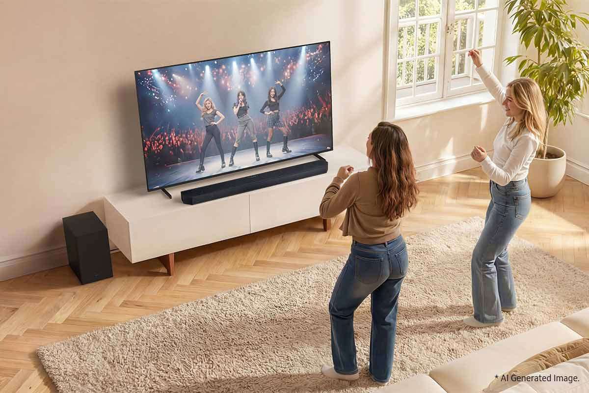 Samsung 3.1.2 Channel Q-Series Soundbar & Wireless Subwoofer HW-Q600H/XY