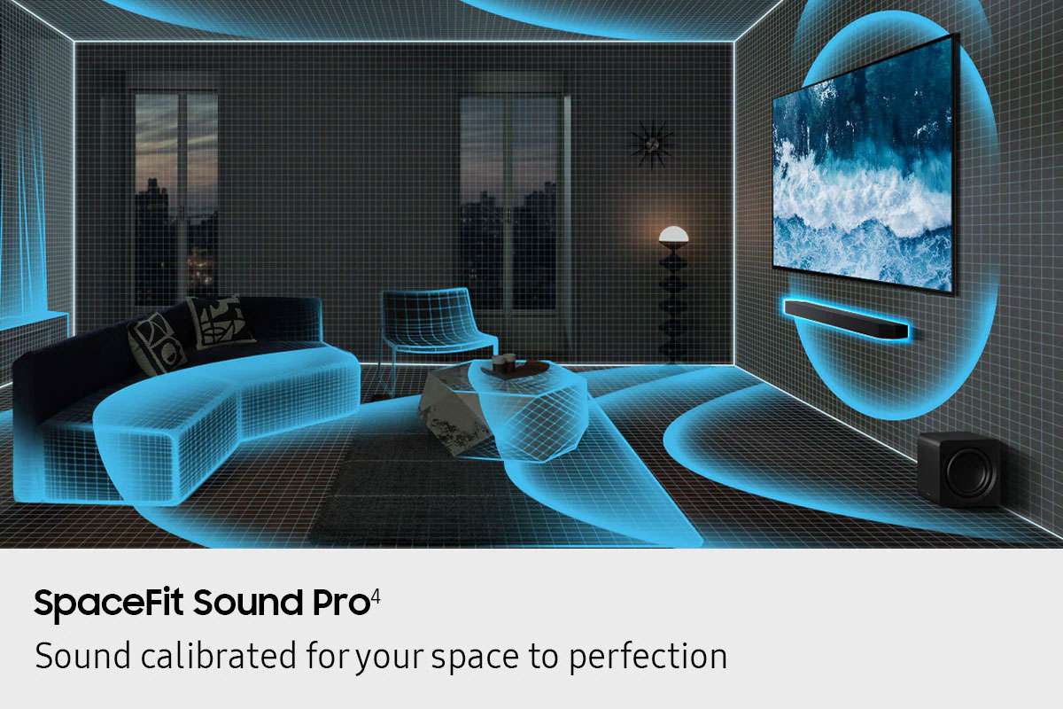 Samsung 5.1.2 Channel Q-Series Soundbar & Wireless Subwoofer HW-Q800H/XY