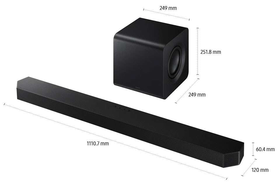 Samsung 5.1.2 Channel Q-Series Soundbar & Wireless Subwoofer HW-Q800H/XY
