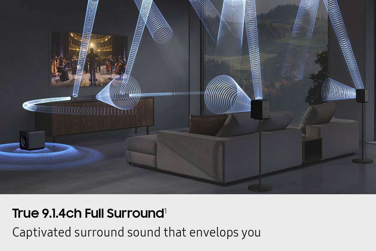 Samsung 9.1.4 Channel Q-Series Soundbar & Wireless Subwoofer HW-Q930H/XY