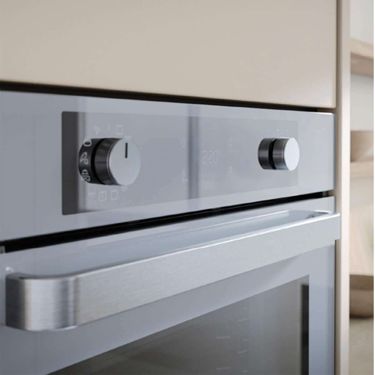 Haier 60cm 500 Series 12 Function Pyrolytic Built-in Oven Grey HWO60S12EPG5