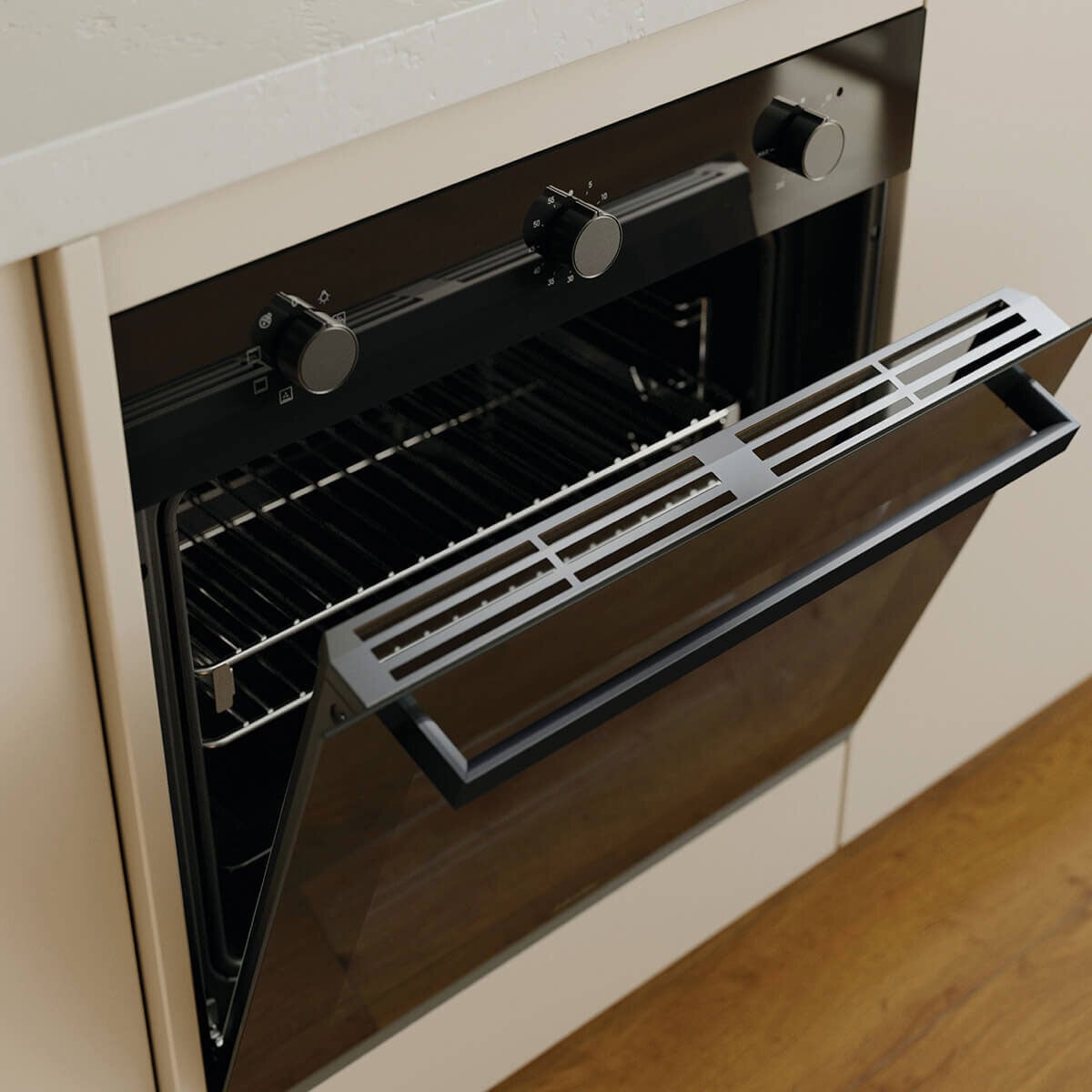 Haier 60cm 300 Series 7 Function Built-in Convection Oven Black HWO60S7MB5