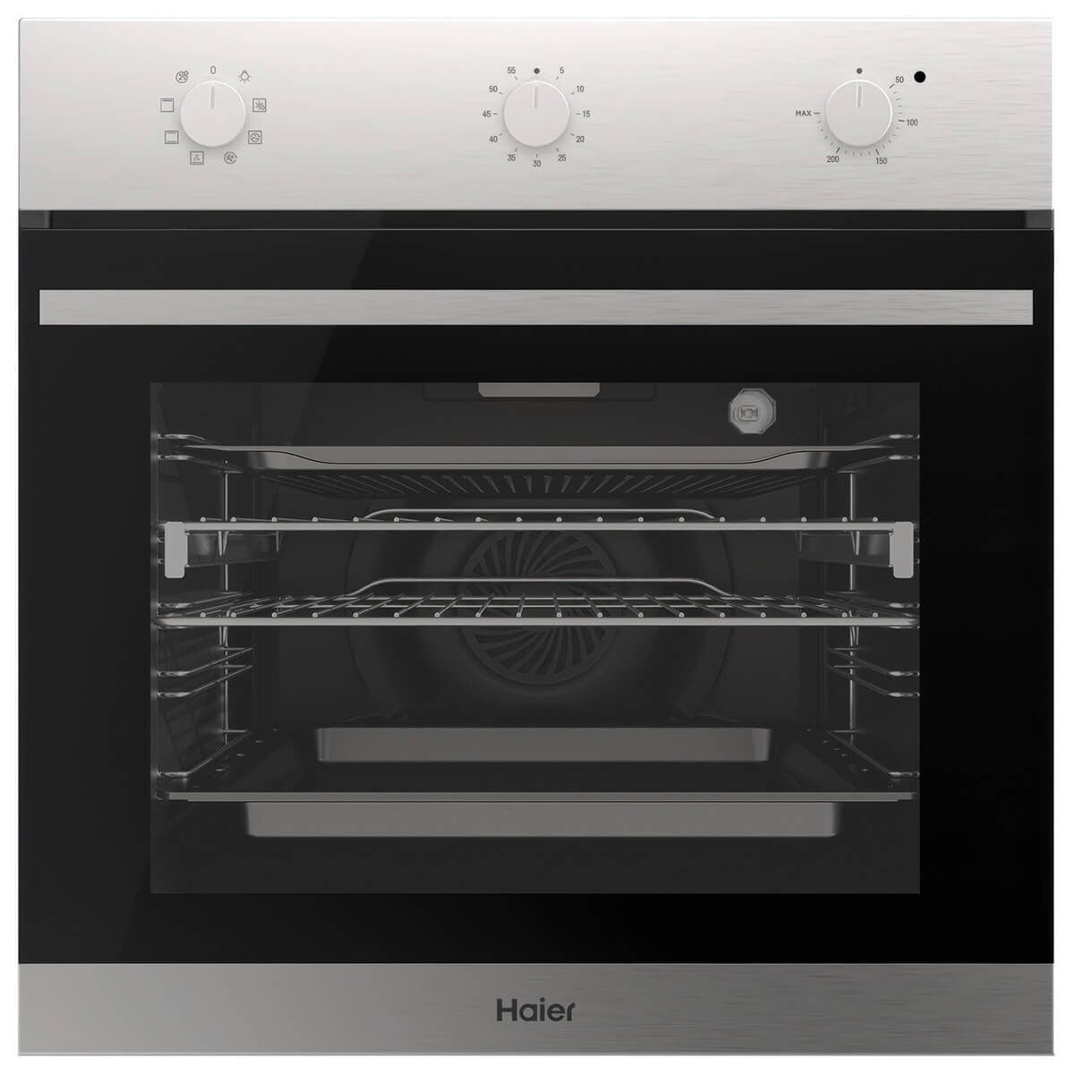 Haier 60cm 300 Series 7 Function Built-in Oven with Stainless Steel HWO60S7MX6