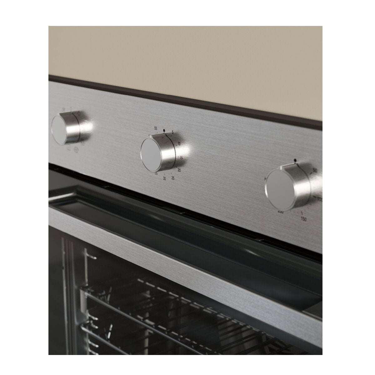 Haier 60cm 300 Series 7 Function Built-in Oven with Stainless Steel HWO60S7MX6