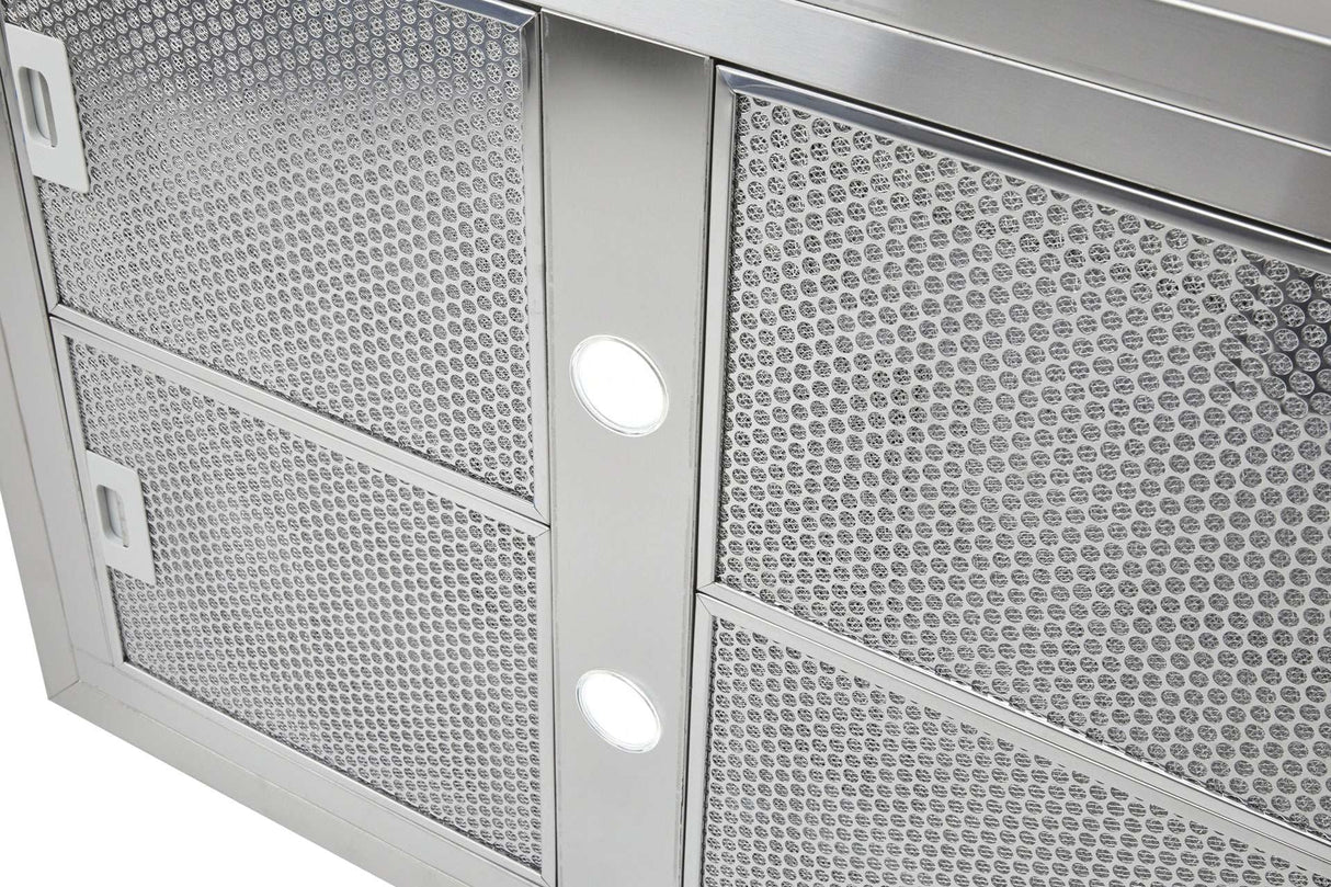 Schweigen 90cm Silent 3200m3/hr Stainless Steel Light Island Rangehood IS4110SE