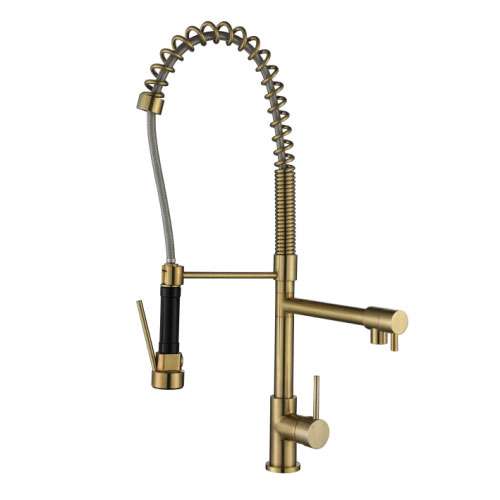 Modern National Halo Spring Kitchen Mixer Tap Brushed Bronze K0044BM