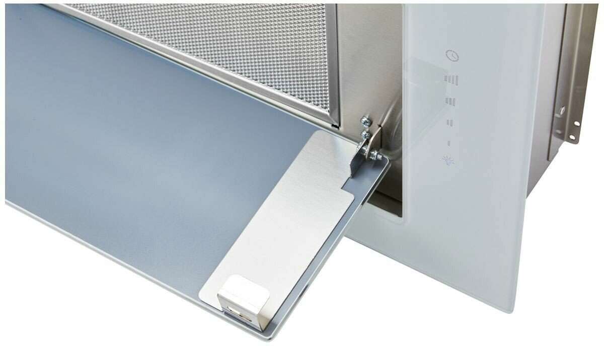 Schweigen 90cm Silent 900m3/hr White Glass Undermount Rangehood KLS-9GLASST