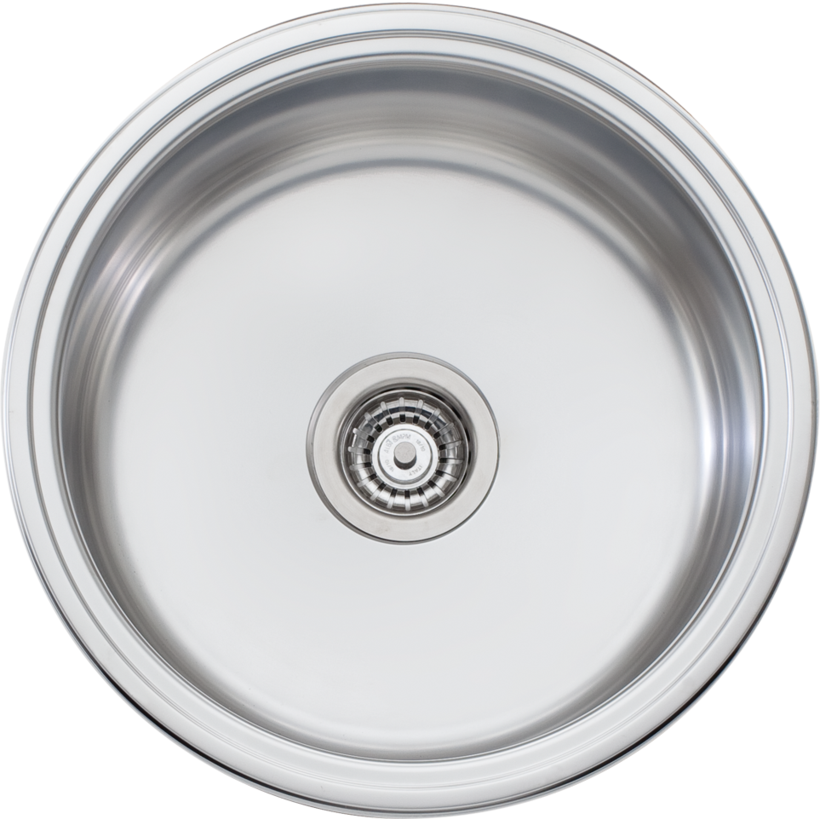 Oliveri Solitaire Round Bowl Inset/Undermount Sink LR510