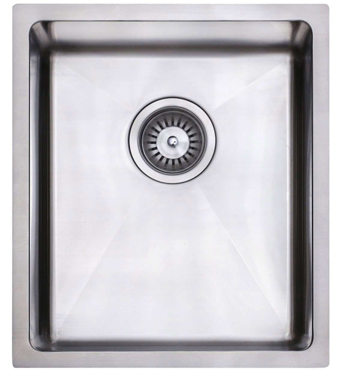 Modern National Handmade Single Bowl Inset/Undermount Sink M-S201B